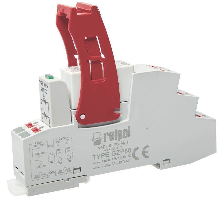 Przekaźnik Interfejsowy PI84‑024DC‑M41G‑PS‑2012 Push‑in 2P 8A 24V DC AgNi