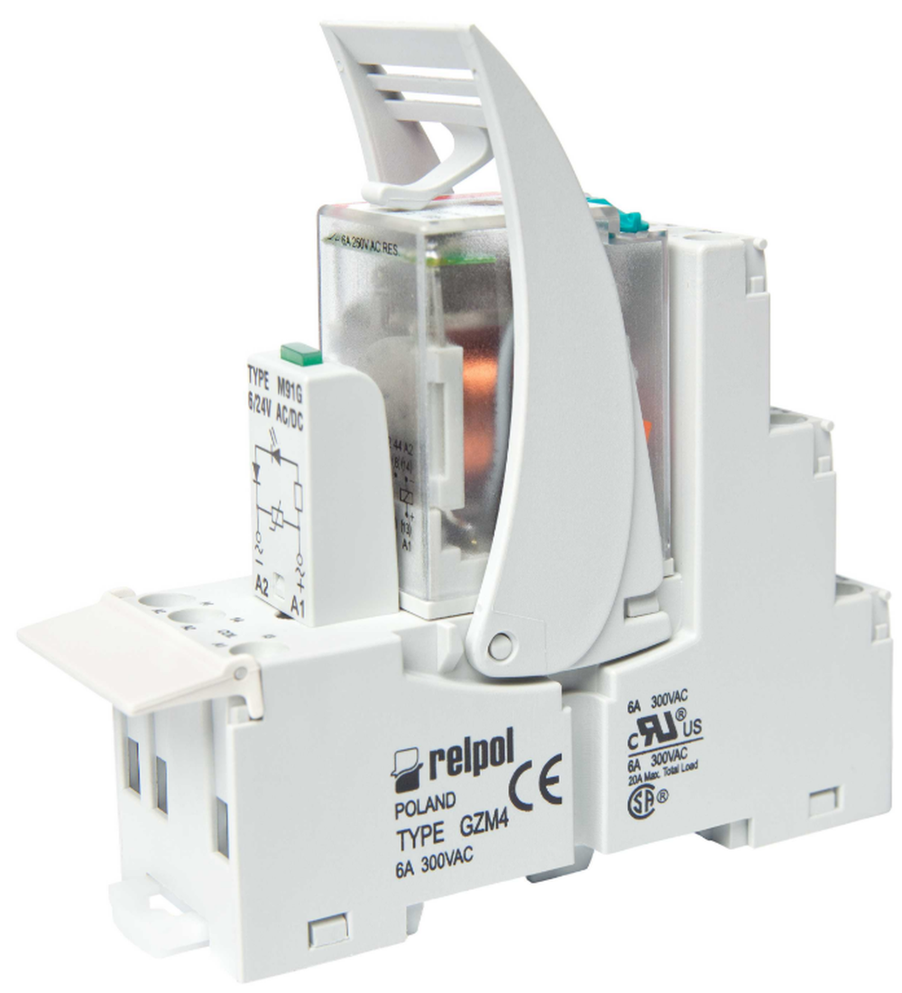 Przekaźnik interfejsowy PIR4-024DC-00LD 854770 4P 6A 24V DC AgNi