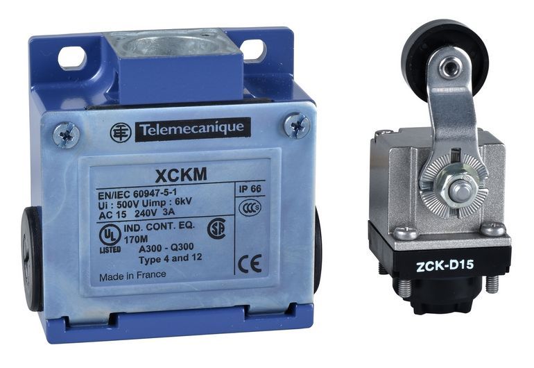 Wyłącznik krańcowy metalowy XCKM115 dźwignia z rolką