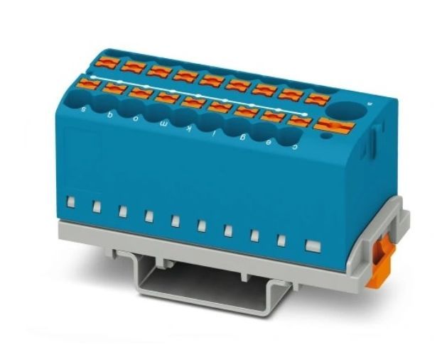 Blok rozdzielczy PTFIX 6/18X2,5-NS35 BU niebieski 3273112